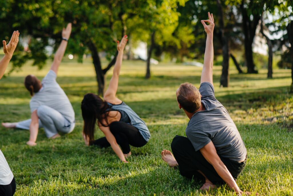 complementary outdoor yoga therapy in Atlanta